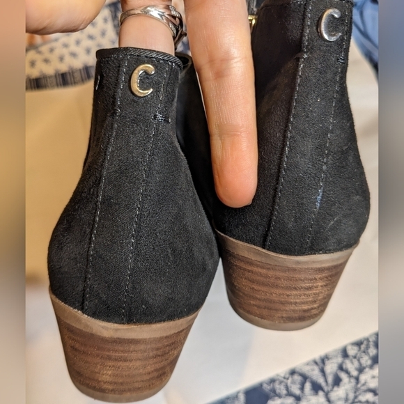 Circus by Sam Edelman Preston black faux suede booties - Picture 9 of 10